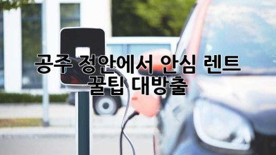 🚗💨 공주 정안에서 안심 렌트! 꿀팁 대방출 ✨